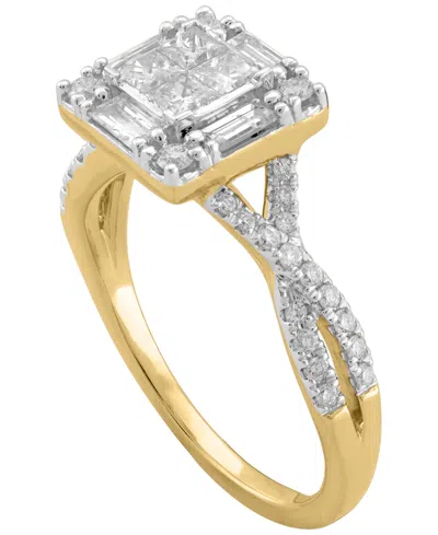 Macy's Diamond Ring (3/4 Ct. T.w.) In 14k Yellow And White Gold