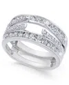 Macy's Diamond Ring Enhancer (1 Ct. T.w.) In 14k White Gold In Gold