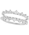 Macy's Diamond Ring Guard Enhancer (1 Ct. T.w.) In 14k White Gold In White Gold