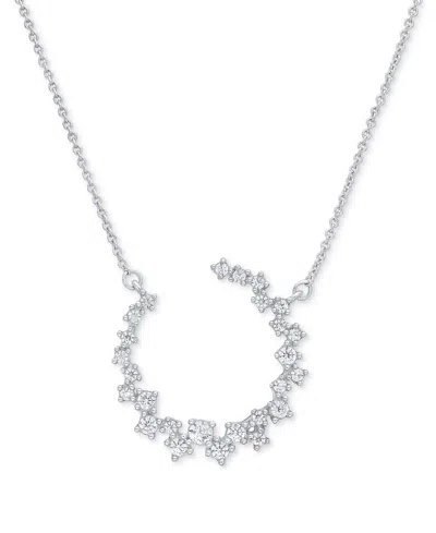 Macy's Diamond Scattered Necklace (3/8 Ct. T.w.) In 10k White Gold