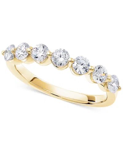Macy's Diamond Seven Stone Band (3/4 Ct. T.w.) In 14k White Or Yellow Gold