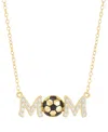 MACY'S DIAMOND SOCCER MOM PENDANT NECKLACE (1/10 CT. T.W.) IN STERLING SILVER OR 14K GOLD-PLATED STERLING S