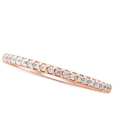 Macy's Diamond Stackable Band (1/7 Ct. T.w.) In 14k Gold, White Gold Or Rose Gold