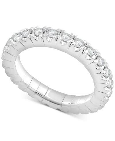 Macy's Diamond Stretch Flexible Eternity Band (3/4 Ct. T.w.) In 14k Gold