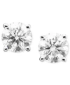 Macy's Diamond Stud Earrings (1 Ct. T.w.) In 14k Gold Or White Gold In White Gold
