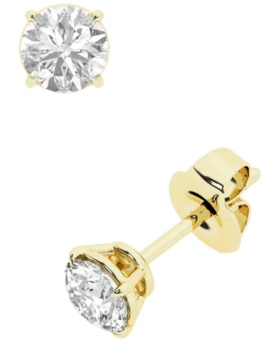 Macy's Diamond Stud Earrings (1 Ct. T.w.) In 14k White Gold (also Available In 14k Yellow Gold)