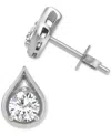 Macy's Diamond Teardrop Shape Stud Earrings (5/8 Ct. T.w.) In 14k Gold