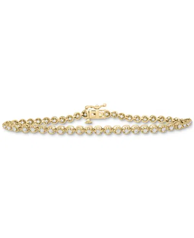 Macy's Diamond Tennis Bracelet (1-1/10 Ct. T.w.) In 14k White Gold Or 14k Yellow Gold, 8"
