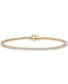 Macy's Diamond Tennis Bracelet (1 Ct. T.w.) In 14k White Or Yellow Gold In Yellow Gold