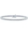Macy's Diamond Skinny Tennis Bracelet (3/4 Ct. T.w.) In Sterling Silver In Sterling Silver