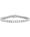 Macy's Diamond Tennis Bracelet (12 Ct. T.w.) In 14k White Gold In White Gold