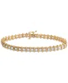 Macy's Diamond Tennis Bracelet (2-1/10 Ct. T.w.) In 14k White Or Yellow Gold, 7-1/2" In Gold