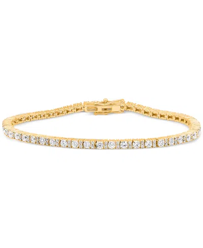 Macy's Diamond Tennis Bracelet (3 Ct. T.w.) In 14k Gold In Yellow Gold