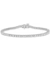 Macy's Diamond Tennis Bracelet (2 Ct. T.w.) In 14k White Gold In White Gold