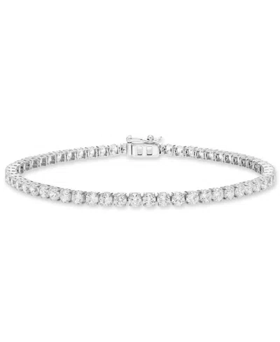 Macy's Diamond Tennis Bracelet (6 Ct. T.w.) In 14k White Gold In Gray