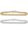 Macy's Diamond Tennis Bracelet Collection 1 3 4 Ct. T.w. 2 5 8 Ct. T.w. In 14k White Or Yellow Gold 6 1 2 T In White Gold