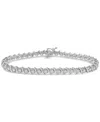 Macy's Diamond Twist Bracelet (2 Ct. T.w.) In 14k White Gold Or 14k Yellow Gold, Exclusively At