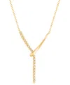 Macy's Diamond Vertical Line 18" Lariat Necklace (1/5 Ct. T.w.) In 14k Gold In Yellow Gold