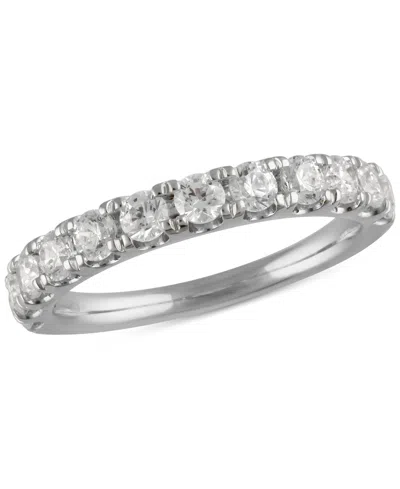 Macy's Diamond Wedding Band (1 Ct. T.w.) In 14k White Gold