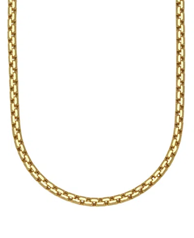 Macy's Diamond-cut Box Chain 26" Necklace In 10k Yellow Gold