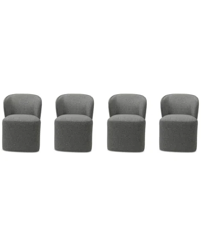 Macy's Dimova 4-pc. Dining Chair Set, Created For  In Flint