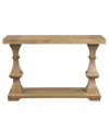 Macy's Dory 48" Wood Sofa Table In Sandy Oak