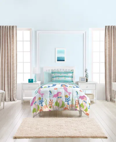 Macy's Dream Factory Mermaid Dreams Twin Comforter Set In Multi