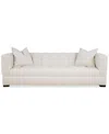 Macy's Elbeth Fabric Estate Sofa, Exclusively At  In Alabaster