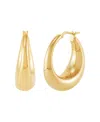 Macy's Electroform Hoop Earrings In 18k Yellow Gold In Gold