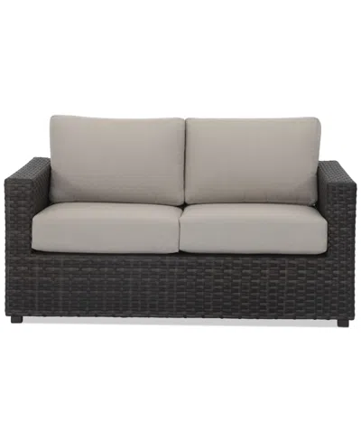 Macy's Ember Outdoor Loveseat In Beige