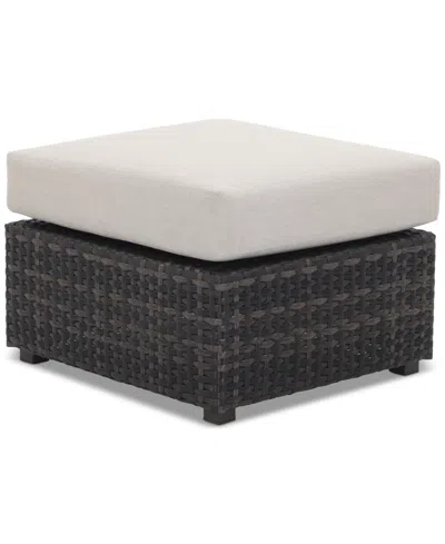 Macy's Ember Outdoor Ottoman, Created For  In Transparent