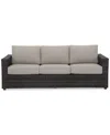 Macy's Ember Outdoor Sofa In Beige
