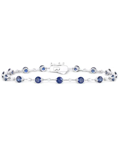 Macy's Emerald (2-1/8 Ct. T.w.) & Diamond (1/2 Ct. T.w.) Bracelet In 14k Gold (also In Ruby & Sapphire)