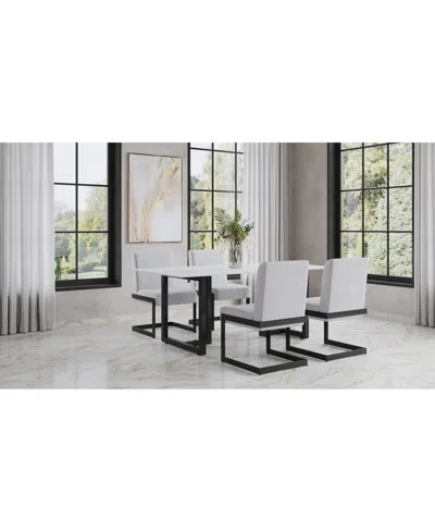 MACY'S EMILA 5 PC. DINING SET (RECTANGULAR TABLE & 4 CHAIRS), CREATED FOR MACY'S