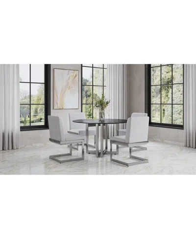 MACY'S EMILA 5 PC. DINING SET (ROUND TABLE & 4 CHAIRS), CREATED FOR MACY'S