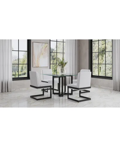 MACY'S EMILA 5 PC. DINING SET (SQUARE TABLE & 4 CHAIRS), CREATED FOR MACY'S