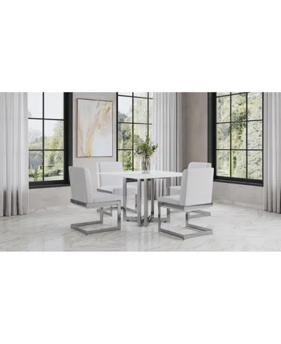 MACY'S EMILA 5 PC. DINING SET (SQUARE TABLE & 4 CHAIRS), CREATED FOR MACY'S