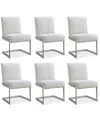 Macy's Emila 6 Pc. Dining Chair Set, Created For