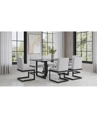 MACY'S EMILA 7 PC. DINING SET (RECTANGULAR TABLE & 6 CHAIRS), CREATED FOR MACY'S