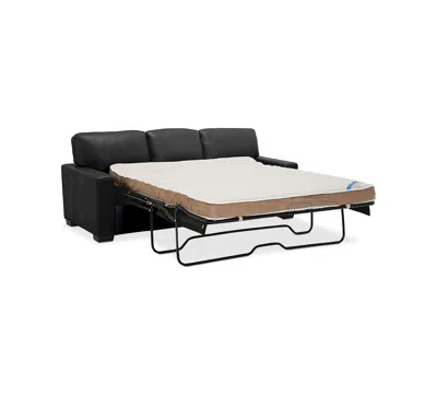 Macy's Ennia 82" Leather Queen Sleeper Sofa, Created For  In Multi