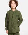 Macy's Epic Threads Little Big Boys Pickleball Club Coach Jacket Los Angeles Graphic T Shirt Layered Look S In Seaweed