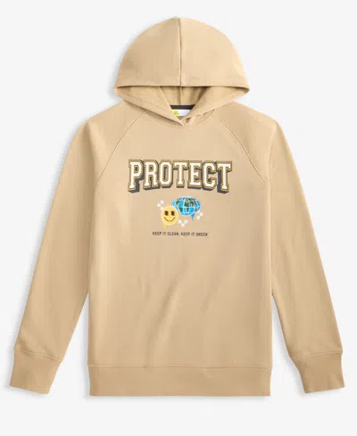 Macy's Kids' Epic Threads Little & Big Boys Protect Graphic Hoodie, Exclusively At  In Travertine