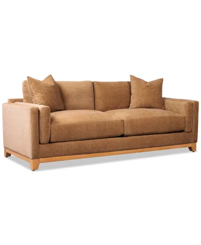 Macy's Estlin Fabric Sofa, Created For  In Brown