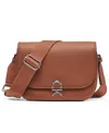 Macy's Evee Magnetic Snap Crossbody Bag In Brown