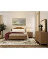 Macy's Everleigh 3-pc. Queen Bedroom Set (bed, Dresser & Three Drawer Nightstand) In Brown