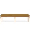 Macy's Everleigh Dining Bench In Brown