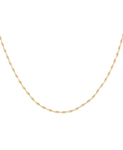 Macy's Fine Bonanza Twist Link 18" Chain Necklace In 14k Gold