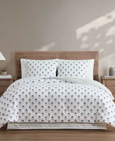 Macy's Fingal Reversible 8-pc. Comforter Sets In White