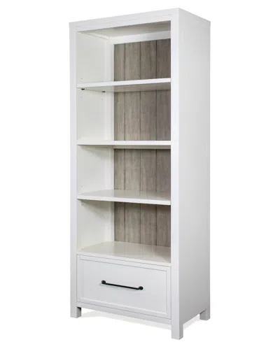 Macy's Finn 76" Wood Drawer Bookcase