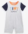 Macy's First Impressions Baby Boys Tiny Human Sunsuit,  Exclusive In Multi